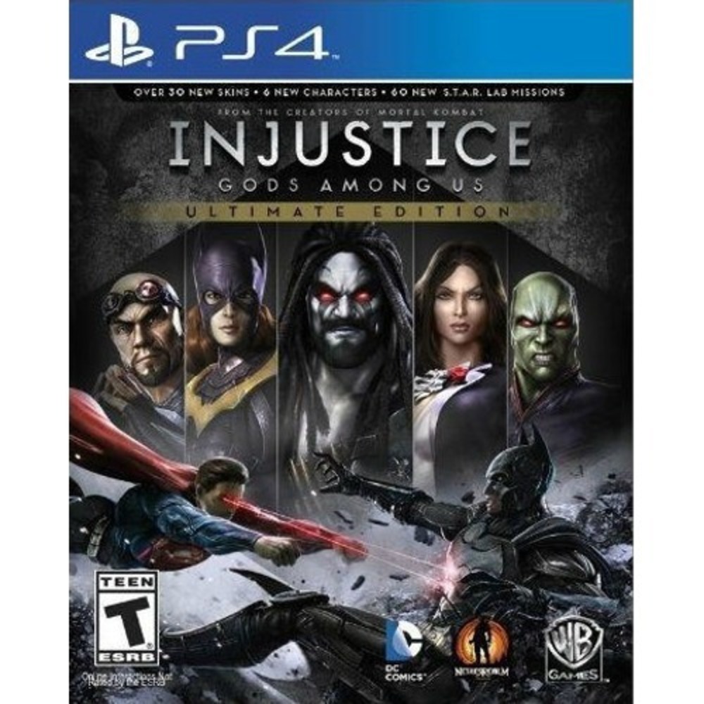 Injustice:Gods Among Us Ultimate Edition PS4 Complete CIB Tested Light Scratches